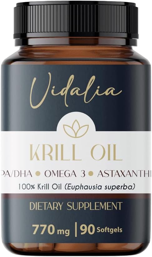 Vidalia מספקת מקור פוטרנטי של אומגה 3 נגזר שמן קריל אנטארקטיקה, תוכן גבוה של PHOSPHOLIPIDS, Choline ו ASTAXANTHIN, המציע זמינות ביולוגית גבוהה. מתכת כבדה חופשית