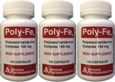 Polysaccharide Iron Complex 150 מ"ג קפסולות ברזל תוספי 100 קפסולות לחבילת בקבוק 3 Total 300 קפסולות