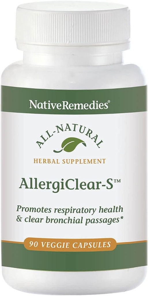 Native Remedies AllergiClear for Relief בעונת האלרגיה (90 טבליות)