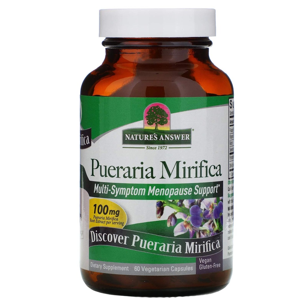 תשובתו של הטבע Pueraria Mirifica Vegetarian כמוסות, 60-Count