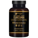 Optisorb נוזל Curcumin עם ויטמין D - 60 Liqcaps | 185x Turmeric & Curcumin Bioavailability - Ultra Bioavailable | קפסולות נוזליות עם 1000mg נובהSOL Daily Dosage - בריטניה Manufactured