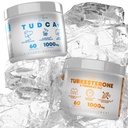 TUDCA+ 1000mg Bile מלח תוספת לתמיכה Liver + Turkesterone & Tongkat Ali 1000mg להגדיל את Stamina (60 קפסולות)