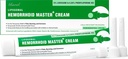 Ebanel 5% Lidocaine Hemorrhoid קרם טיפול עם Witch Hazel, Phenylephrine, צ'אסטוז סוס, ויטמין B6, Zinc Oxide, חיצונית ופנימית טיפול טחורים שורף Itch כאב ניתוח קרם הקלה