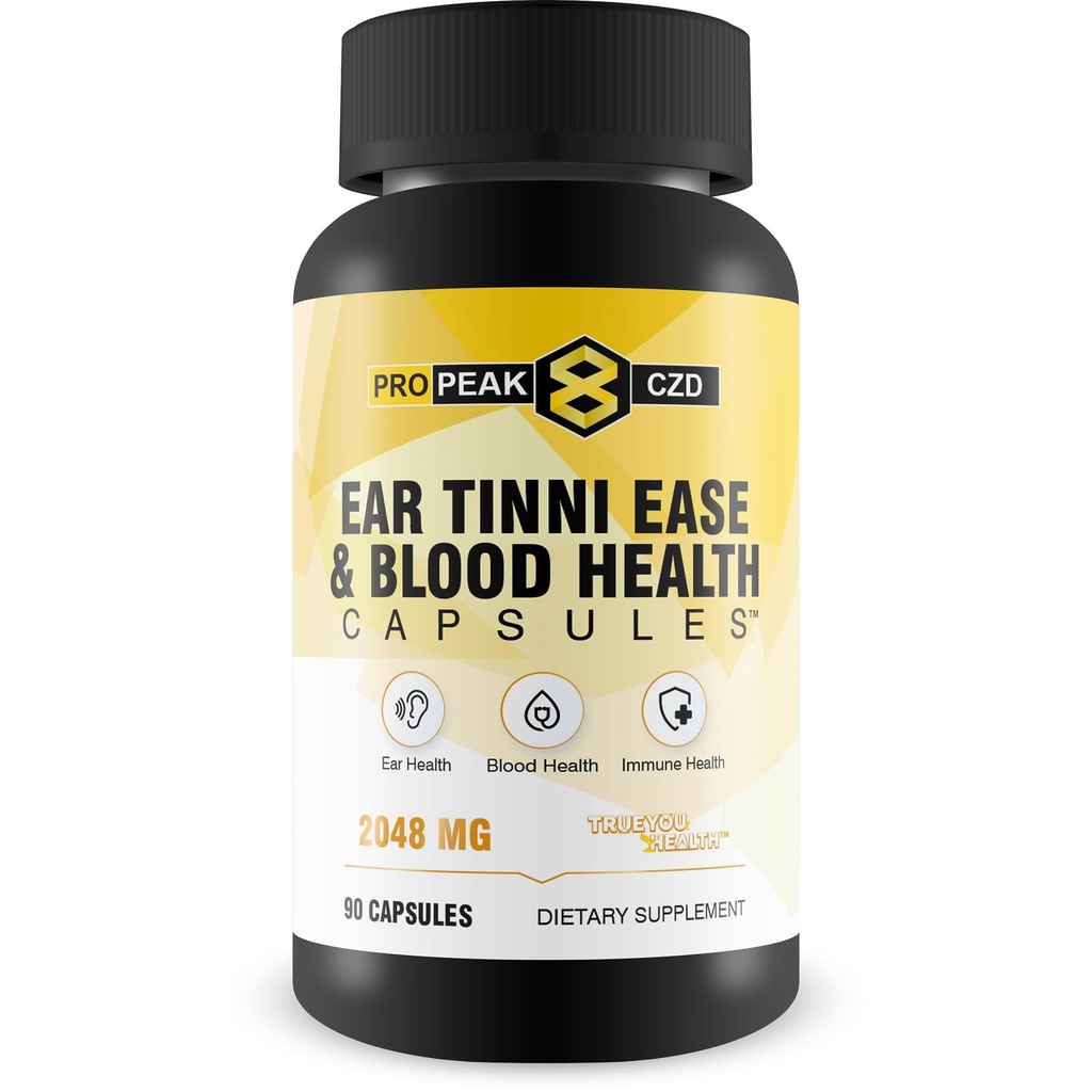 טבעי Tinnitus הקלה אוזניים Ease Immune Boost - Our Best Tinnitus הקלה לרינג אוזניים Immune תמיכה תוסף - Blood Booster - בריאות אוזניים - Immune Boost Blood Builder Pills בריאות דם
