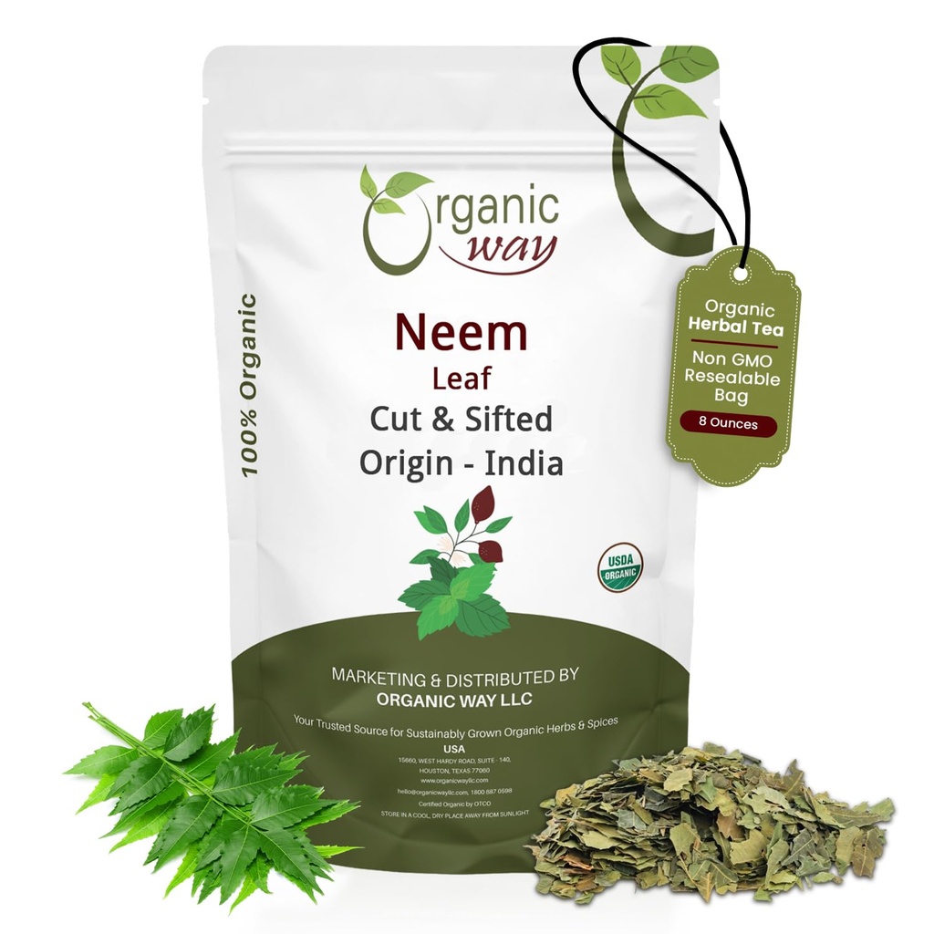 הדרך האורגנית Neem Leaf Cut and sifted | Herbal Tea