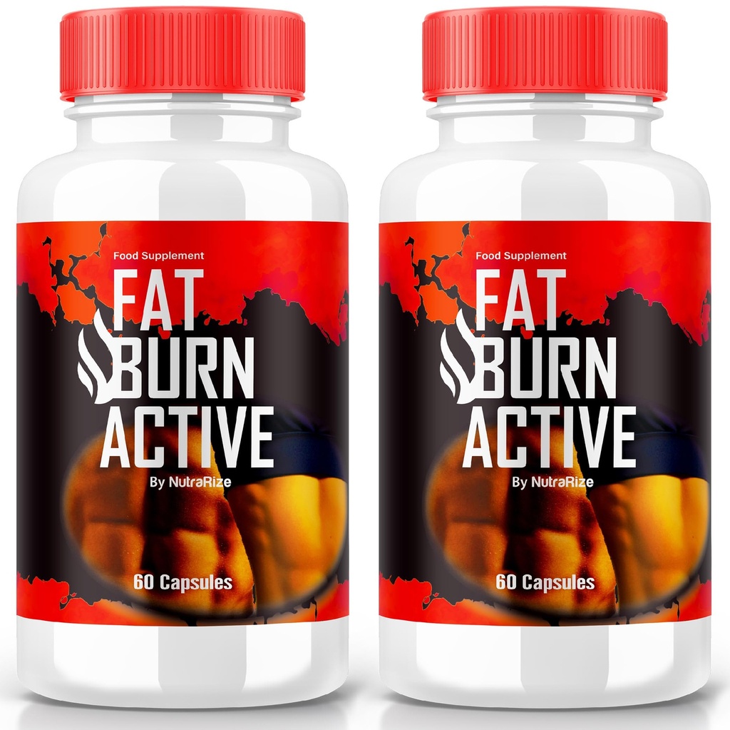 (2 Pack) Fat Burn Active Pills, Fat Burner Active Advance Keto Formula - Advanced Weight Loss Support, All Natural Keto Supplement, Fat Burn Keto ויטמינים, FatBurn Keto Active Reviews (120 קפסולות)