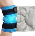 Ice Pack for Knee Pain Relief, Reusable Gel Ice Wrap for Leg Injuries, Swelling, החלפה ברכיבה, טיפול בדיכאון קר עבור דלקת פרקים, Meniscus Tear, ספורט פציעות