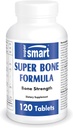 SuperSmart - Super Bone Formula (Advanced Complex) - עם Calcium, מגנזיום, ויטמין K2, D3 & Strontium תוסף Tablet