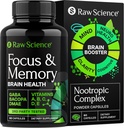 Nootropics המוח תוספי עבור Memory & Focus עם Huperzine A, Phosphatidylserine, DMAE - Brain Health Support: GABA, Choline, DHA, Bacopa Monnieri, זיכרון עבור תמיכה במוח, 60 קפסולות