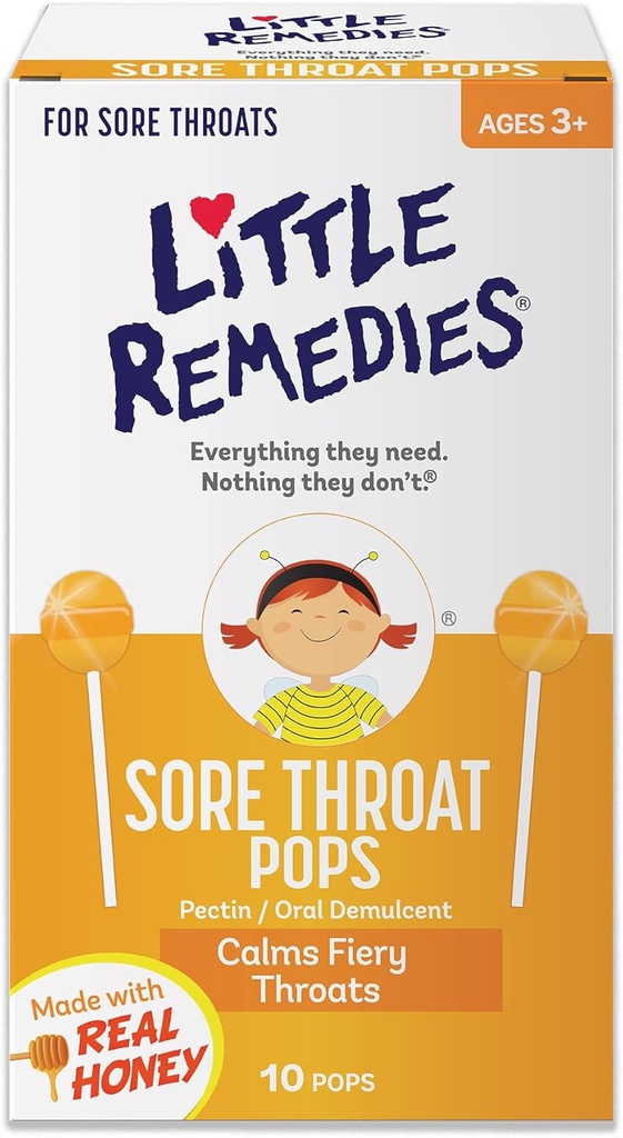 אוזניות קטנות Soreגרון Pops, Made With Real Honey, 10 Count(Pack of 1)
