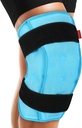 Comfytemp 3D Knee Ice Pack Wrap for Hurts Reusable Gel, FSA Eligible, Knee Cold Pack Brace פיזיתרפיה עבור Meniscus Tear, Leg Pain, החלפת, דלקת פרקים, התאוששות שרירים, ניתוח Get Well Gift