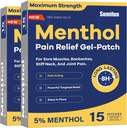 Sumifun Medicated Cold Hot Patches - 30 אחוז ספירה 5% מנטרול תוספת כוח כאב להקלה על כאבי גב קלים, כאב משותף, צוואר סטריפ, כאבי שרירים, כאבי סור