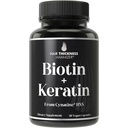 קלינית פרובנס קרטין + Biotin שיער גדילה תוסף. עם Cynatine HNS Keratin קלינית למד עבור Thicker, בריאותier שיער. עבור נשים וגברים.גדילה עם biotin 10000mcg עבור Max תוצאות מקס תוצאות