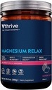 Magnesium להירגע אבקת - תמיכה מתח ומנוחה שרירים - לימון פטל (16.9 oz. / 100 משרתים)