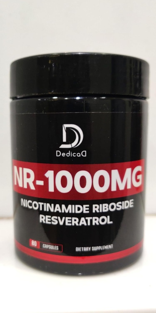 תוספת NAD עם Nicotinamide Riboside ו Trans Resveratrol - NR לגברים ונשים - 80 קפסולות