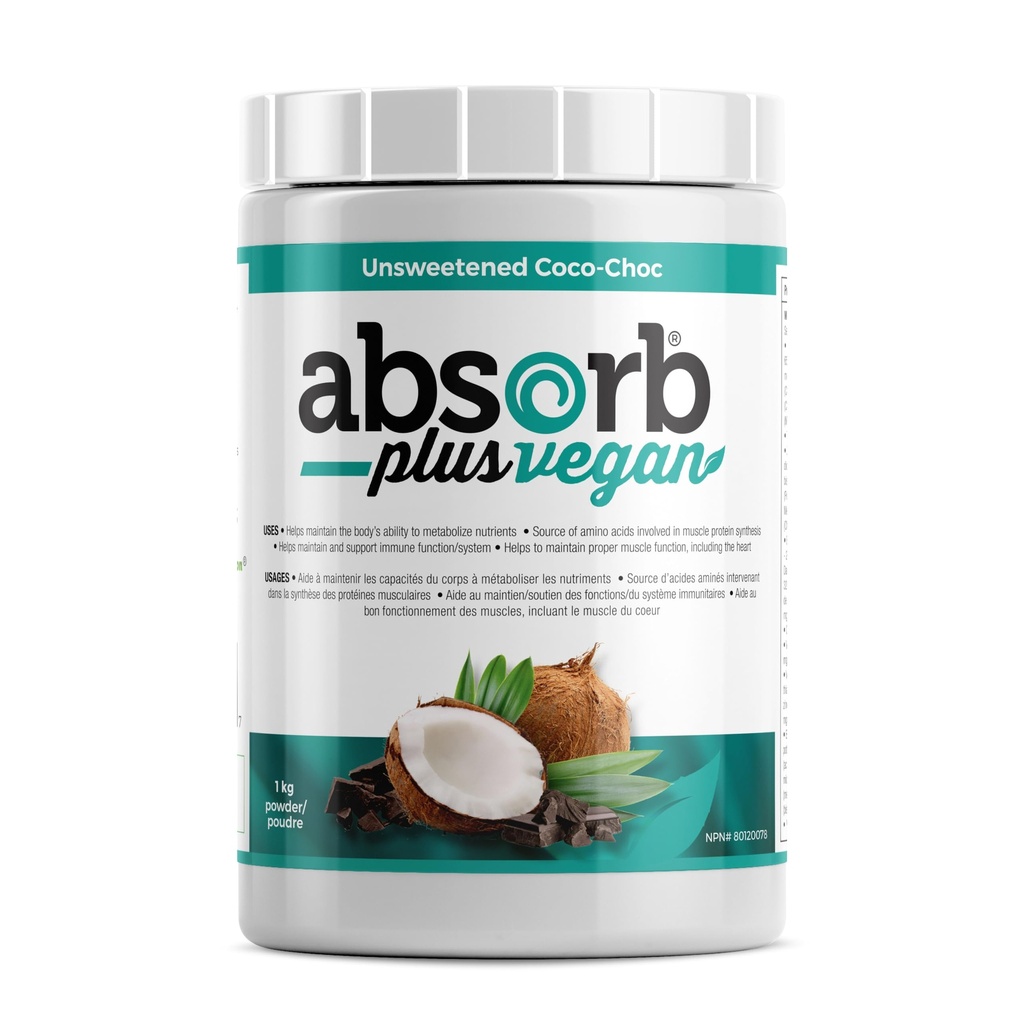 חלבון טבעוני Isolate - Gut Health, תמיכה תזונתית, רכיבים טבעיים, non-GMO, Gluten-Free, אורגני Sped אורז חלבון (2.2 lbs, Un Sweetened Coco-Choc)