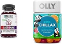 ג'ואו תזונה ישנה חניכיים 60 Count & OLLY Kids Magnesium Gummies 50 Count Immune & Calm Support