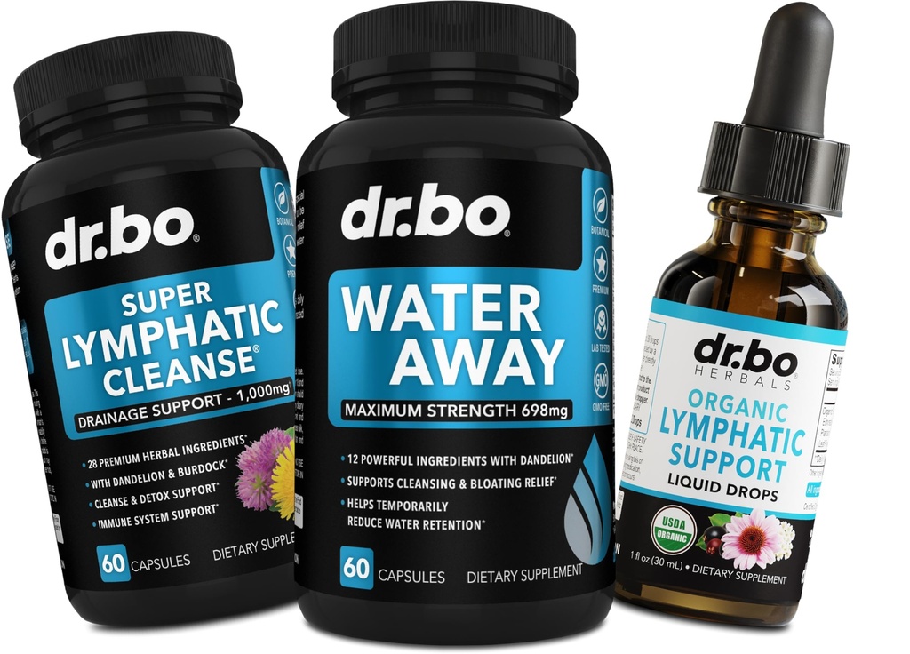 גלולת מים Diuretics & Lymphatic Drainage תוספי - Natural Away Pills Water Retentions & אורגני תמיכה נוזלי טיפות ניקוי - Fluid & Lymph מערכת תמיכה תוספת Detox