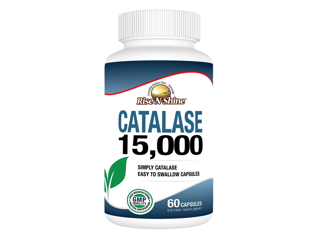 עלייה-N-Shine Catalase תוסף 15,000 - עוצמה אנטיקסידנטית Enzyme לבריאות שיער, תמיכה חזקה שיער ועוד - 60 הרוזן (60 יום אספקה)