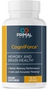 Primal Health CogniForce - Memory & Brain Health - Acetyl L-Carnitine פורמולה - ביצועים קוגניטיביים טובים יותר - Clarity + Focus + Better Recall + Calm Thinking - Dietary - 60 קפסולות