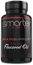 Smarter Brain Support Nootropic תוסף, עשוי עם Alpha-GPC, L-Tyrosine & Acetyl L-Carnitine ALCAR, Flaxseed Oil, ALA DHA, 60 Softgel Energy Pills