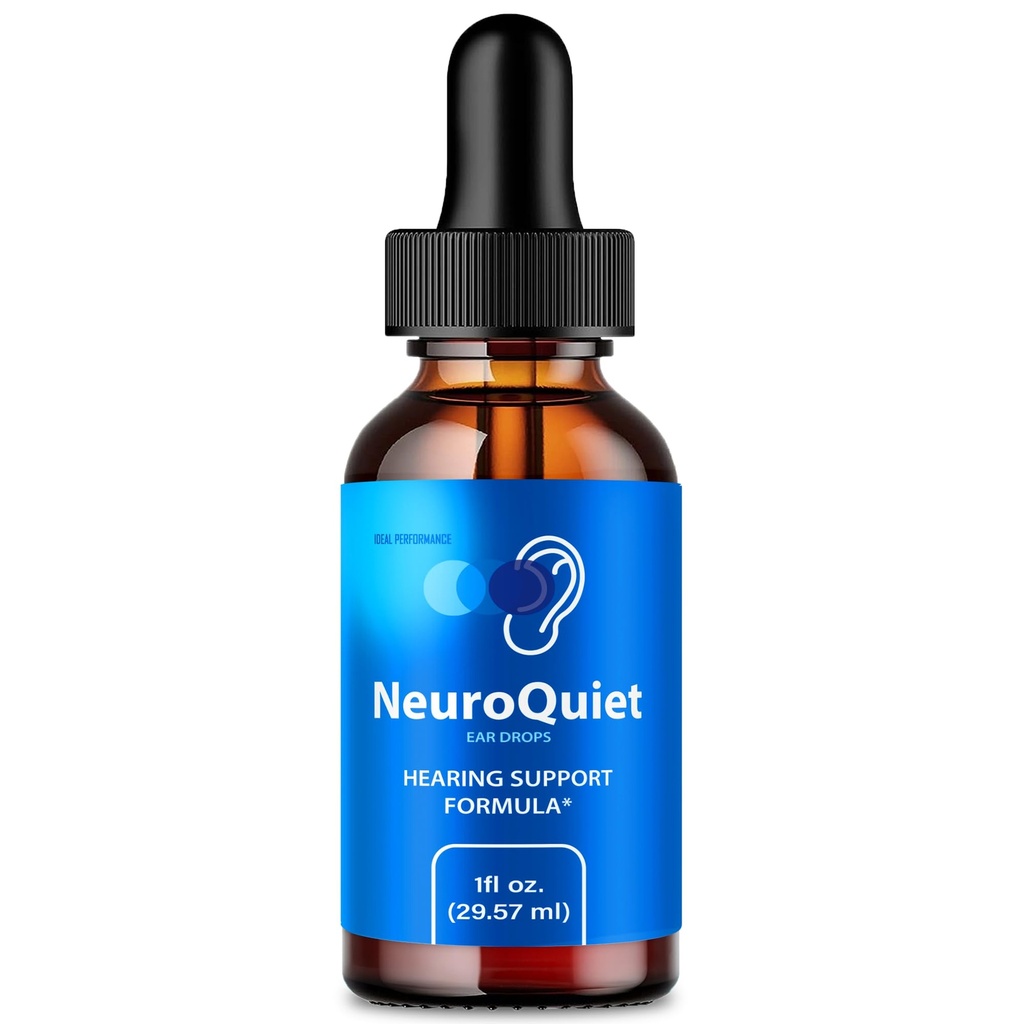NeuroQuiet Tinnitus הקלה עבור Ringing אוזנייםs NeuroQuiet שמיעה תמיכה נוזל טיפות, neuro Quiettory Clarity ותוספת שמיעה בריאה, Neuro Quiet All Natural Formula Reviews (1 Pack)