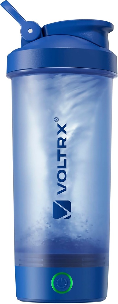 VOLTRX חלבון Shakerבק, Merger USB C Rechargeable Electric Protein Shake Mixer, Shaker Cups forחלבון Shakes ו- Mealחליף Shakes, BPA חינם, 24ozoz