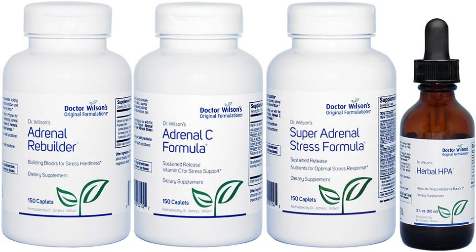 חבילת ה- Adrenal Fatigue של ד"ר וילסון לתמיכה ב-HPA גדולה