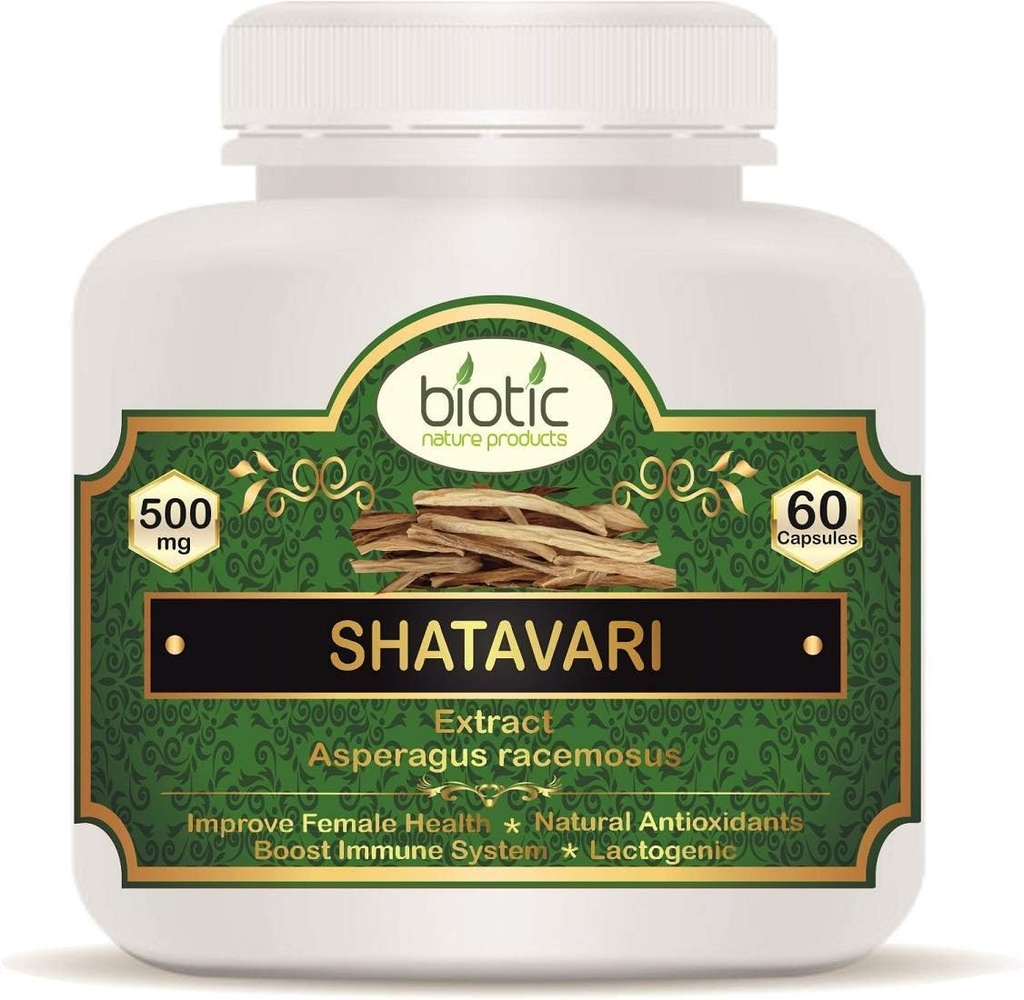 Generic KEN Shatavari כמוסות 500 מ"ג - 60 ואג קפסולות