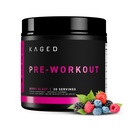Kaged Original Pre Workout אבקה | ברי Blast | Pre-Workout with Creatine, Beta Alanine, L-Citrulline, BCAAs | 274 מ"ג אורגני קפאין | תוספת לגברים ונשים | 20 משרתים