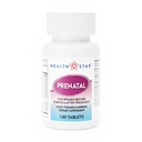 GeriCare Prenatal Multivitamin על ידי HealthStar for Healthy Mom and Baby - Folate + ויטמין C + ויטמין D + Iron + Calcium + B12-100 Tablet