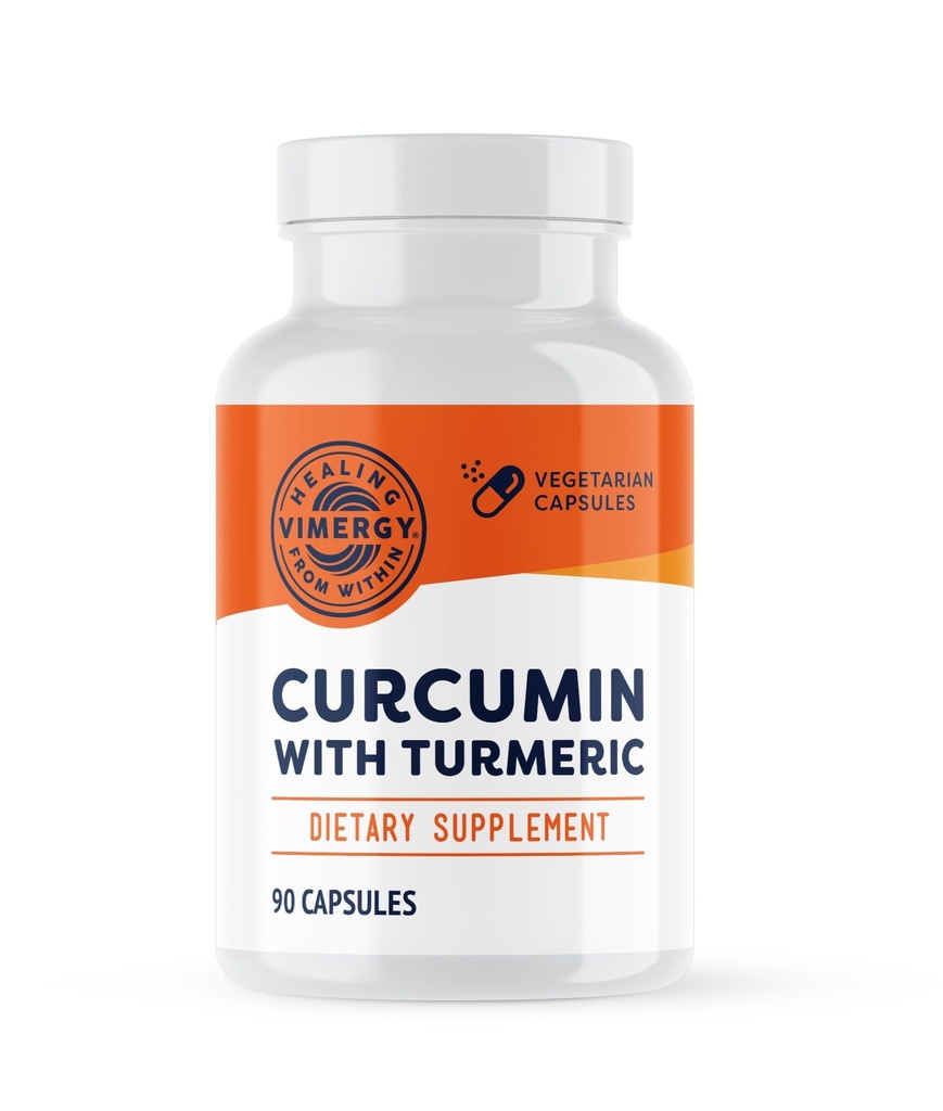 Vimergy Curcumin עם תוסף Turmeric, 1000mg Curcumin לחלץ / משרת - קפסולות נוזליות - non-GMO, Gluten-Free, כשר, טבעוני & Paleo Friendly Turmeric Curcumin תוסף
