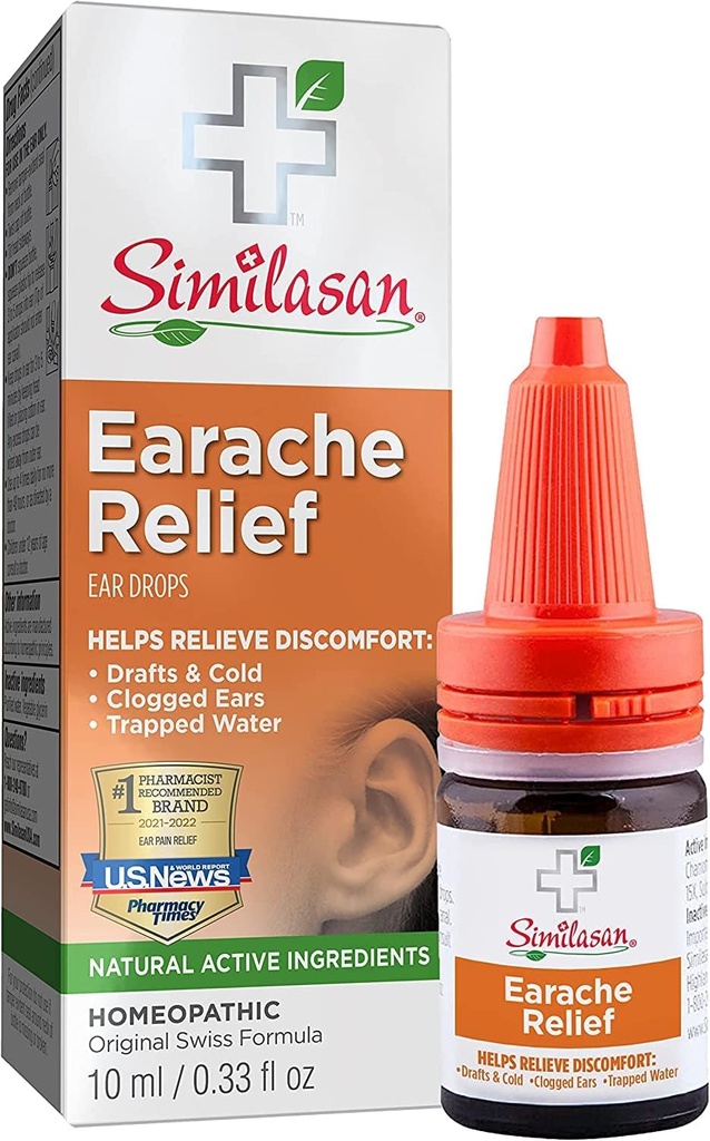 Siilasan Earache הקלה אוזניים טיפות 10 mL