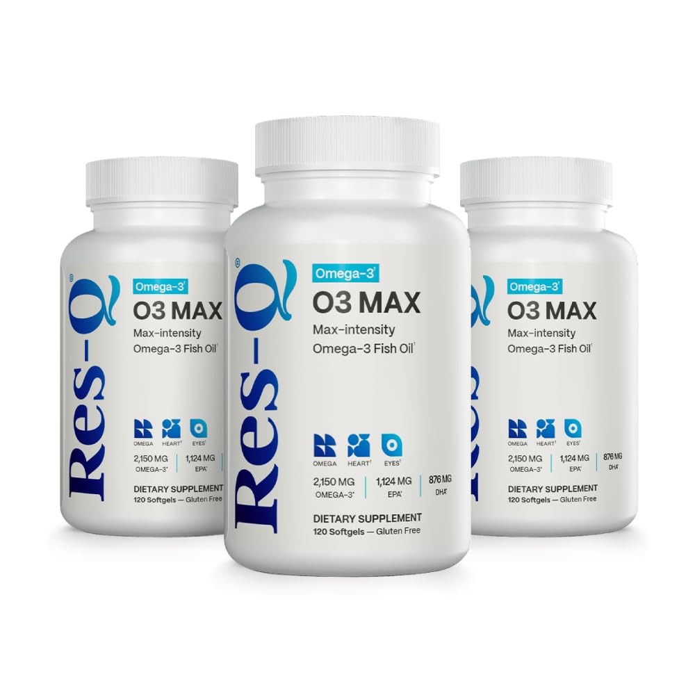 Res-Q O3 MAX אומגה 3 קפסולות (3 pk)