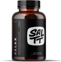SALTT להירגע - Magnesium קפסולות תוסף - 203 מ"ג Ionic Magnesium Chloride w/Sodium, Potassium, Electrolytes - טבעוני, Sugar &ten חינם - 240 הרוזן - על ידי Keto Chow