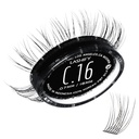 Lashify Curl 16mm Gossamer Eyelashs Refill, שחור, DIY שקר Lashes עבור מראה טבעי