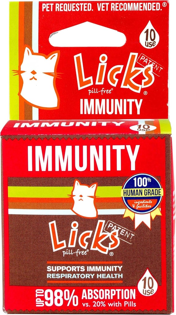 מחסנית Cat-Free Cat Immunity - Immune Support Cat Supplies - תוספי נשימה - Health Supplies - Gel Packets - 10 Use