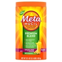 Metamucil Premium Band, 4in-1 סיבים תוספת לבריאות העיכול, אבקת Psyllium Husk סיבים, סוכר ללא תשלום עם Stevia, Plant-based סיבים, Orange Flavored, 180 Teaspoons
