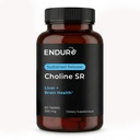 Endur Choline L(+) Bitartrate, Sustained לשחרר Brain & Liver תמיכה תוסף, Prenatal Safe, טבעוני, non-GMO, Gluten Free, 300 מ"ג (60 טבליות)