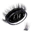 Lashify Fluffy 14mm Gossamer Eyelashs Refill, שחור, קל DIY שקר Lashes כדי להוסיף מלא וממד שלישי