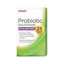 GNC Probiotic Solutions עם Enzymes עם 25 מיליארד CFUs, 30 קפסולות, Daily Probiotic Support