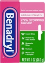 Benadryl Original Power Itch Stopping Anti-Itch Cream, Diphenhydramine HCl Topical Analgesic & Zinc Acetate Skin Protectant, הקלה מרוב כאבי חוץ, 1 oz (Pack של 6)