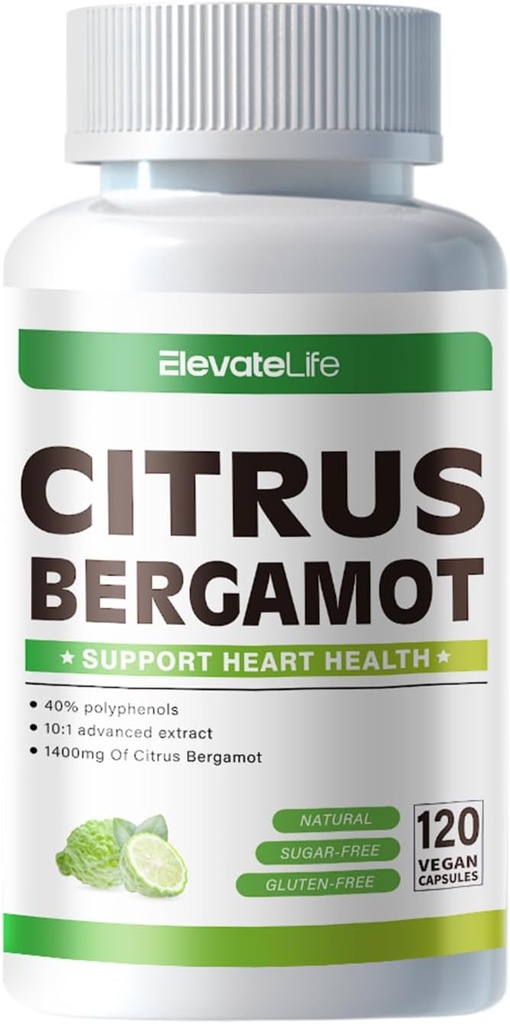 ElevateLife Citrus Bergamot 1400mg, 120 קפסולות
