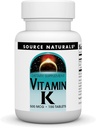מקור טבעי ויטמין K - 500 mcg - 100 טבליות