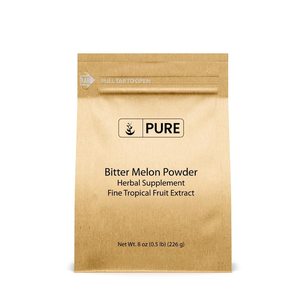 מרכיבים מקוריים טהורים Bitter Melon (8oz) תוספת מסורתית, פלט טבעי, non-GMO