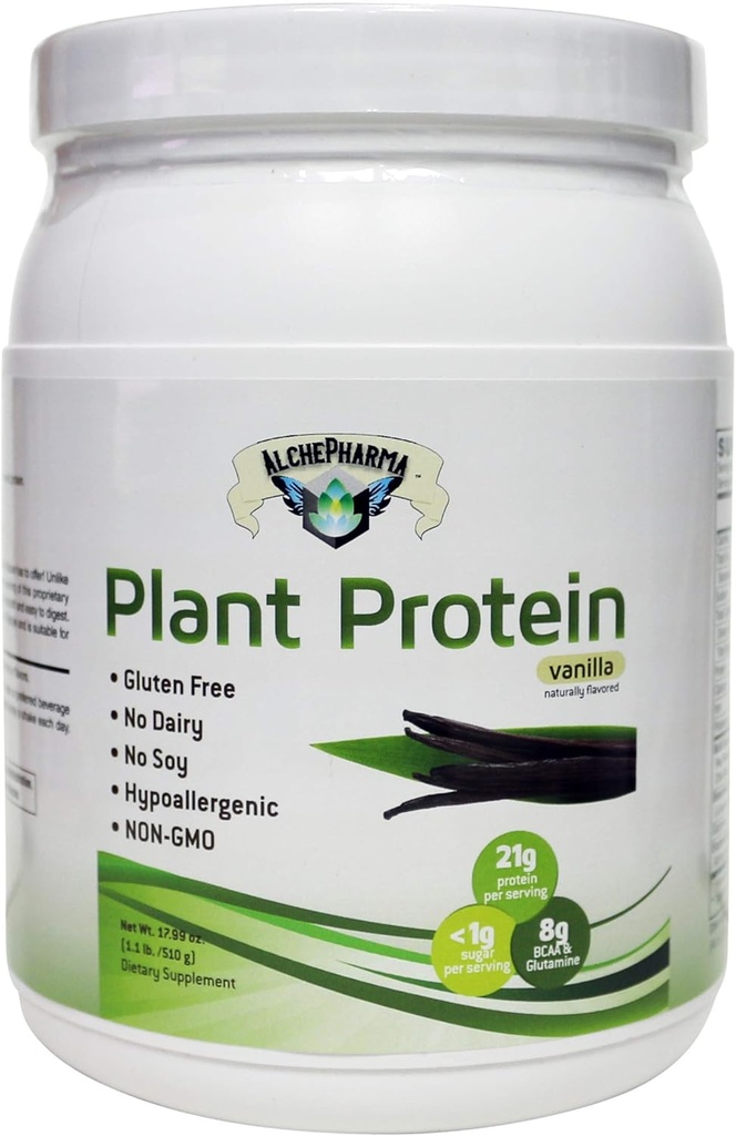 חלבון צמחי (Py, Hypoallergenic, No Grit (Featuring אומגה 3 Rich Sacha Inchi & Chia) - 1.1 lb (510G) - שוקולד