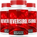 (3 Pack) Reversirol - Reversirol Premium Formula, Reversirol קפסולות, Reversirol Advanced Optimizer כמוסות אופטימיזציה, Reversirol Support Pills, Reversirol ביקורות, 90 קפסולות עבור 3 חודשים