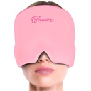TheraICE Headache Relief Cap, Migraine Ice Pack Products, Women Cooling Gel Hat, Face Cold Compress Head Wrap for Her Stress. מתנת יום הולדת גדולה לאמא, אחות, סבתא, חברה ומורה