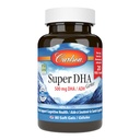 קרלסון - Super DHA Gems, 500 מ"ג DHA תוספי מזון, 640 מ"ג Fatty Acids, Wild-Caught Norwegian Fish Oil Concentrate, Sustainably Sourced Fish כמוסות, 60+20 Softgels