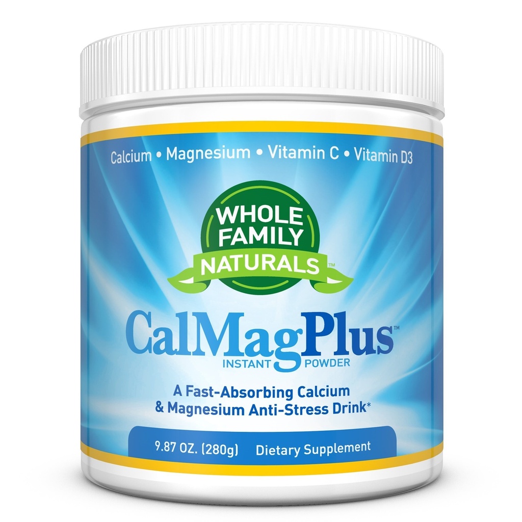 אבקת Calcium Magnesium - CalMag Plus עם ויטמין C & D3 - Gluten Free, non GMO - Natural Calm Cal Mag Drink - Cal-Mag עבור השרירים - Calm Sleep Magnesium Drink - Calcium תוסף